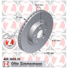 Zimmermann OE Coat Z Brake Rotor Pair 335mm Front