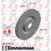 Zimmermann OE Coat Z Brake Rotor Single 390mm Front