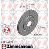 Zimmermann OE Coat Z Brake Rotor Single 284mm Front