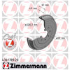 Zimmermann Coat Z Brake Drum Single 228.3mm Rear