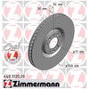 Zimmermann OE Coat Z Brake Rotor Single 340mm Front