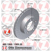Zimmermann OE Coat Z Brake Rotor 298mm Front LH