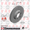 Zimmermann OE Coat Z Brake Rotor Single 350mm Front LH