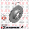 Zimmermann OE Coat Z Brake Rotor 330mm Rear LH 460.1582.20
