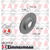 Zimmermann OE Coat Z Brake Rotor Single Rear 600.3217.00