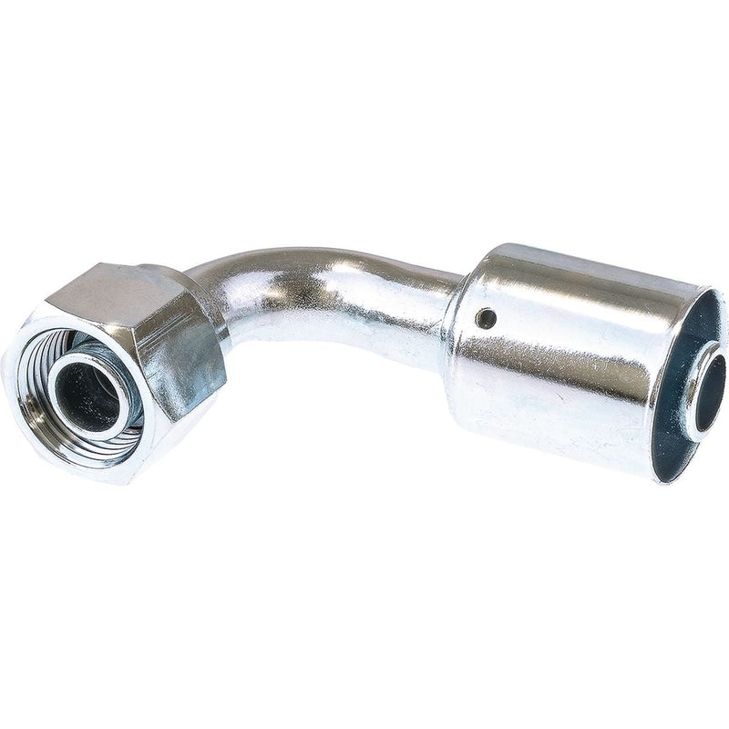 OEX Steel Fitting #10 fits Beadlock Step Up #12 90 Degree