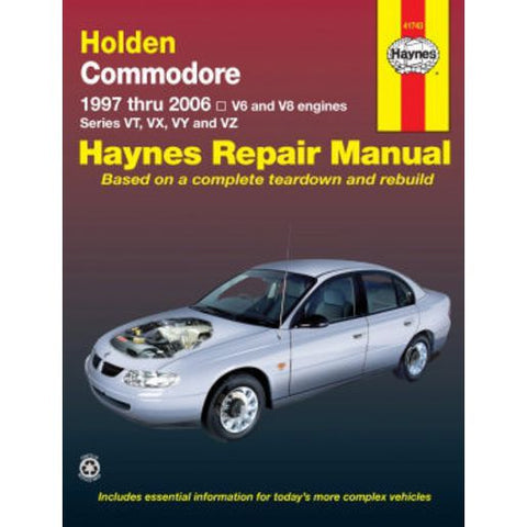 Haynes Repair Manual Suits Holden Commodore 97-06 41743