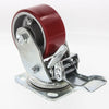 Marlin Castor-4In Pu With Total Brake HIS4CIPU/TB