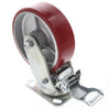 Marlin Castor-6In Pu With Total Brake HIS6CIPU/TB
