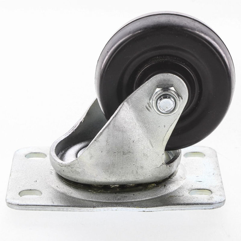 Marlin Castor-Med In 2.5In B/Rub-Swivel MIS212BR