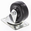 Marlin Castor-Med Ind 2In Bl Rub-Swivel MIS2BR