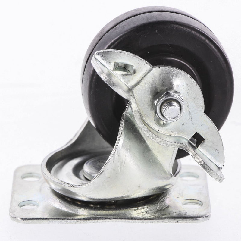 Marlin Castor-Med Ind 2In Rubber-Brake MIS2BR/B