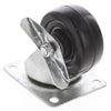 Marlin Castor-Med Ind 3In Rubber-Brake MIS3BR/B