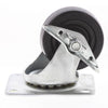 Marlin Castor-Med Ind 3In Rubber-Brake MIS3BR/B