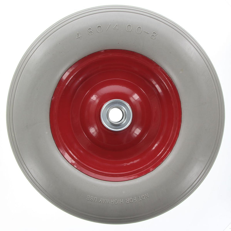 Marlin Wheel-4.0X8In Gry Non-Mrk Polyure PU40081X21G
