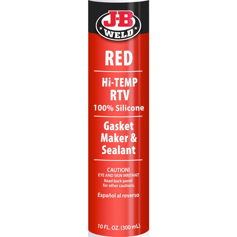 J-B Weld Hi-Temp Silicone Sealant Red 300ml 31914