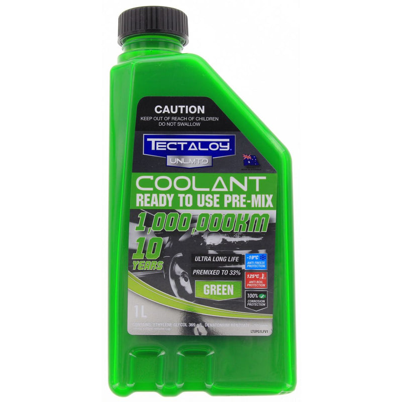 Tectaloy Unlmtd Premix Coolant Green 1L