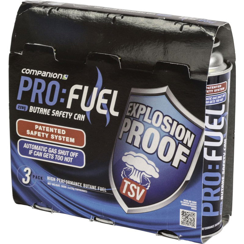 Companion Butane Gas 3pk 2200TSV