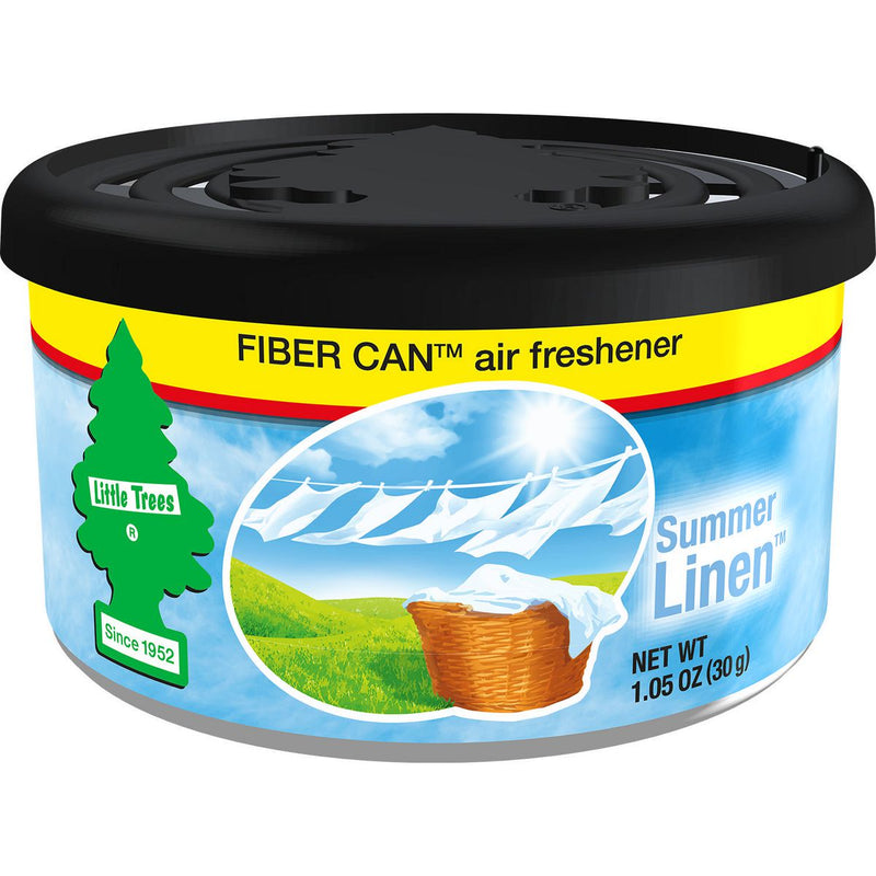 Little Trees Car Air Freshener Fiber Can Summer Linen 1
