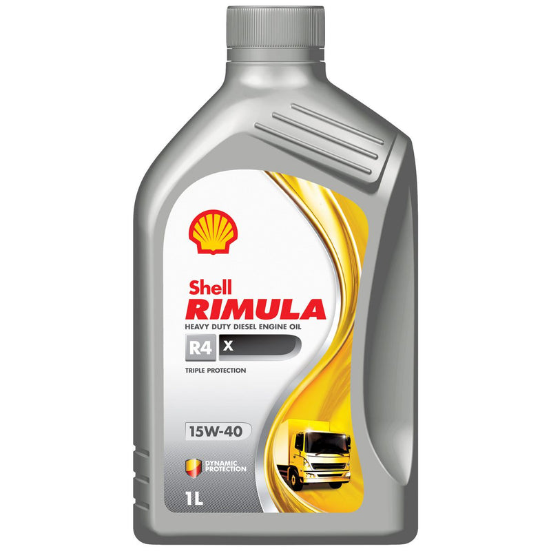 Shell Rimula R4 X 15W40 Engine Oil (CI4/E7/DH1) 1L