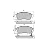 RDA GP Max Brake Pad Set Front RDB1267