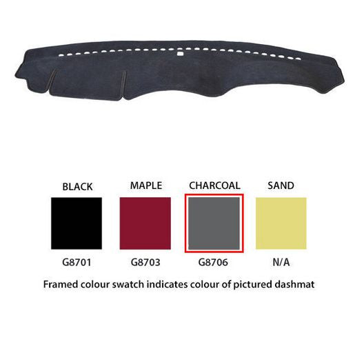 Sunland Dash Mat - Charcoal Dshmtsld-G8706