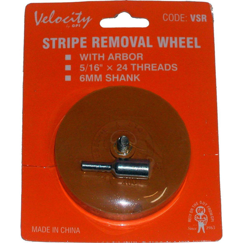 Velocity Stripe Removal Wheel VSR