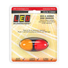 LED Autolamps Side Marker with Black Bezel Red/Amber