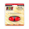 LED Autolamps Rear Marker with Black Bezel Red 70x36x20mm