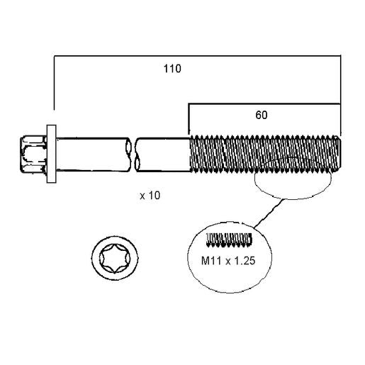 Permaseal Head Bolt Set HBS102