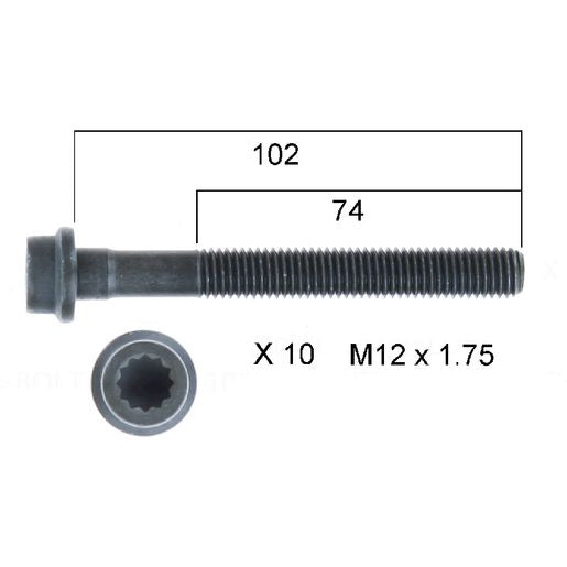 Permaseal Head Bolt Set HBS199
