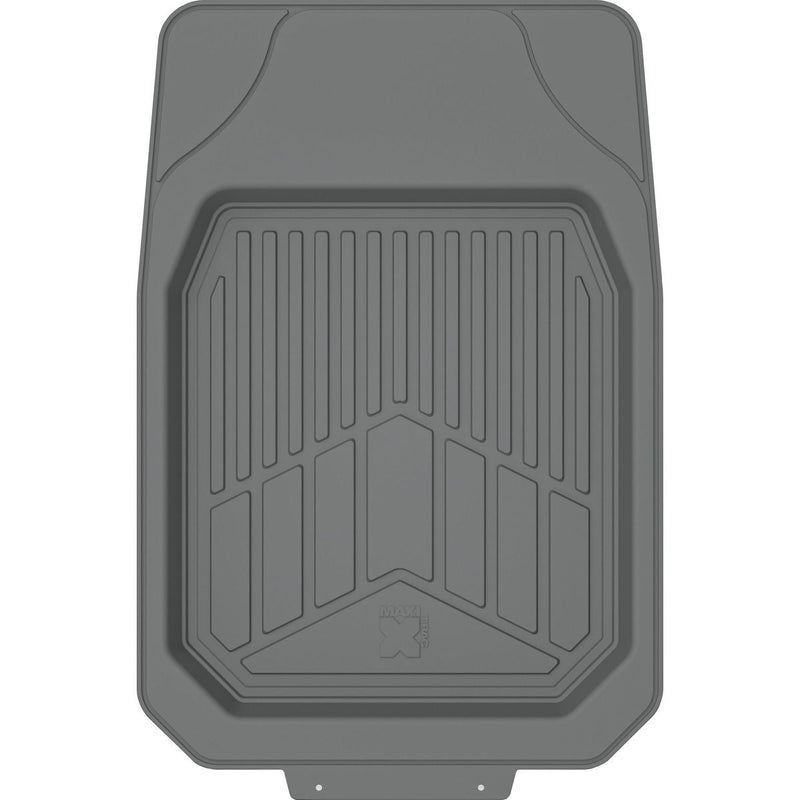 Maxi Trac 4x4 Grey Rubber Deep Dish Car Front Floor Mats