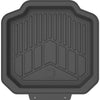 Maxi Trac 4x4 Black Rubber Deep Dish Car Rear Floor Mats
