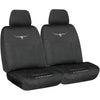 R.M. Williams Seat Cover Set Canvas Front Black