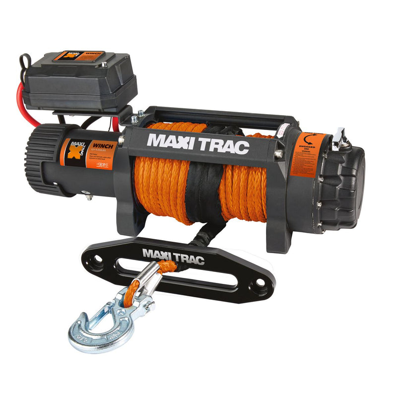 Maxi Trac 4x4 12V Synthetic Cord Electric Winch 9500lbs