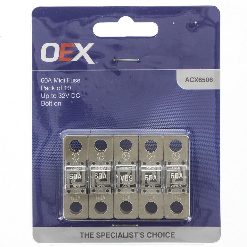 OEX 60A Midi Fuse (10 Pack) ACX6506