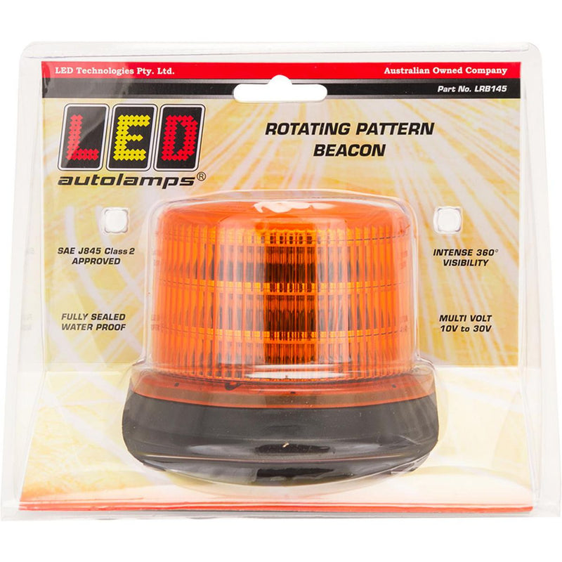 LED Autolamps Beacon Light LED Amber 10/30V LRB145