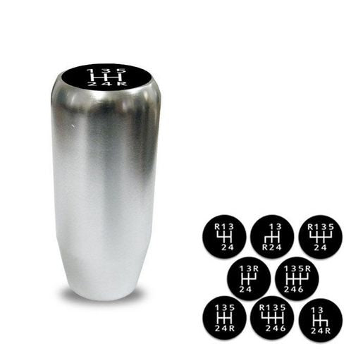 Autotecnica Billet Aluminium Straight Gear Knob Silver