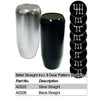 Autotecnica Billet Aluminium Straight Gear Knob Silver