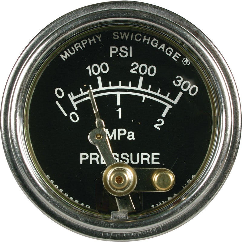 Murphy Pressure Gauge Mechanical (0 - 300 Psi) 090520P300
