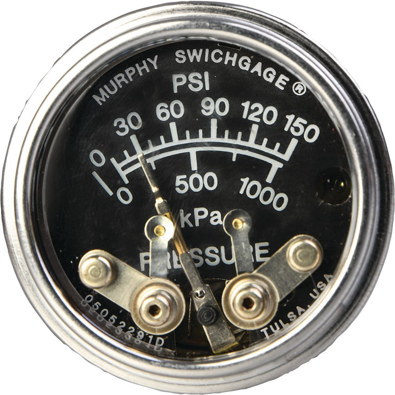 Murphy Pressure Gauge Mechanical (0 - 150 Psi) 090520PH150