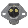 Emax Trailer Socket 2 Pin Round Large - Metal 15-326S