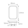 LED Autolamps Stop/Tail Light Led 12 Or 24V 5590RM