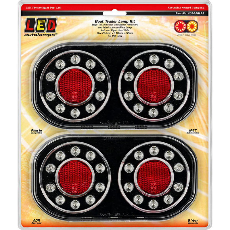 LED Autolamps Stop/Tail/Indicator Reflector LED Boat
