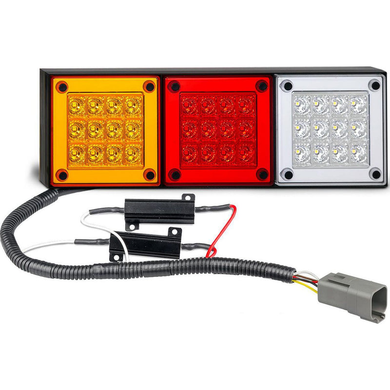 LED Autolamps Stop/Tail/Reverse LED Light Kit w/