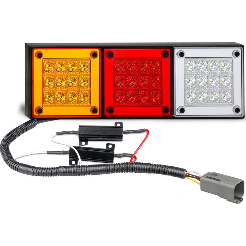 LED Autolamps Stop/Tail/Reverse LED Light Kit w/
