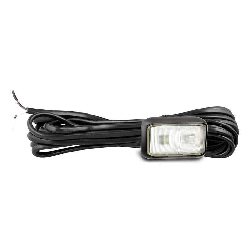LED Autolamps Front Marker with 3m Cable White 58x35x21mm