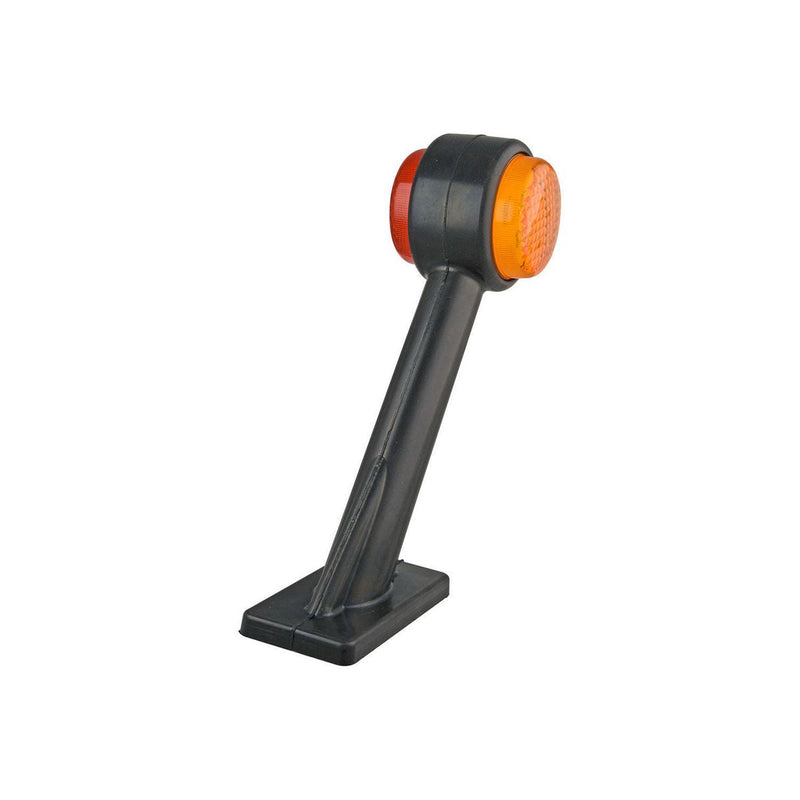 LED Autolamps Side Marker Stalk Lamp L/H Red/Amber Square