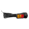 LED Autolamps Side Marker with 3m Cable Red/Amber 58 x