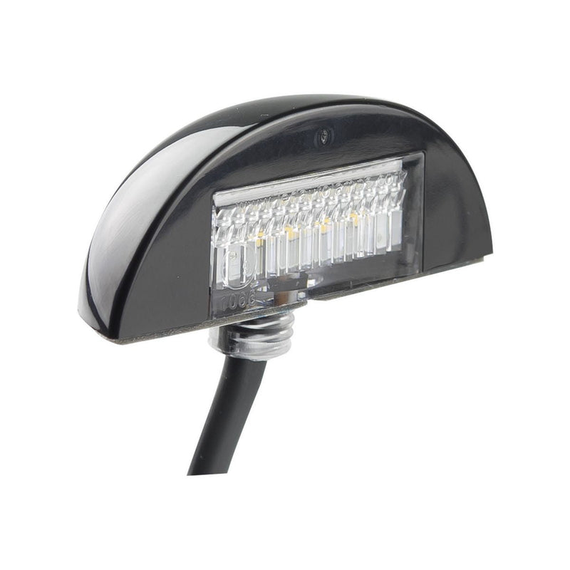 LED Autolamps Licence Plate Lamp with Black Base